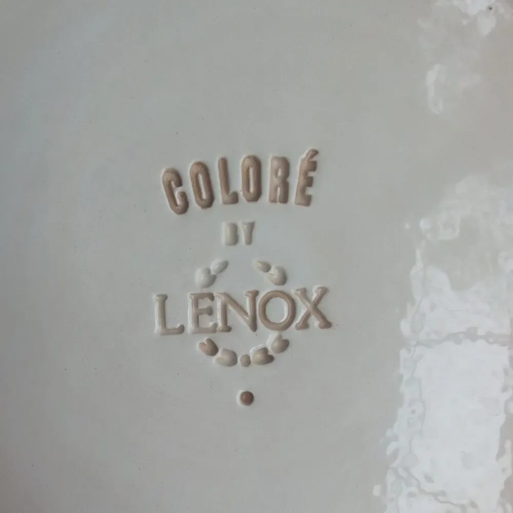 Lenox Dinner Plate Green Colore Verde VERDE 9” Italy